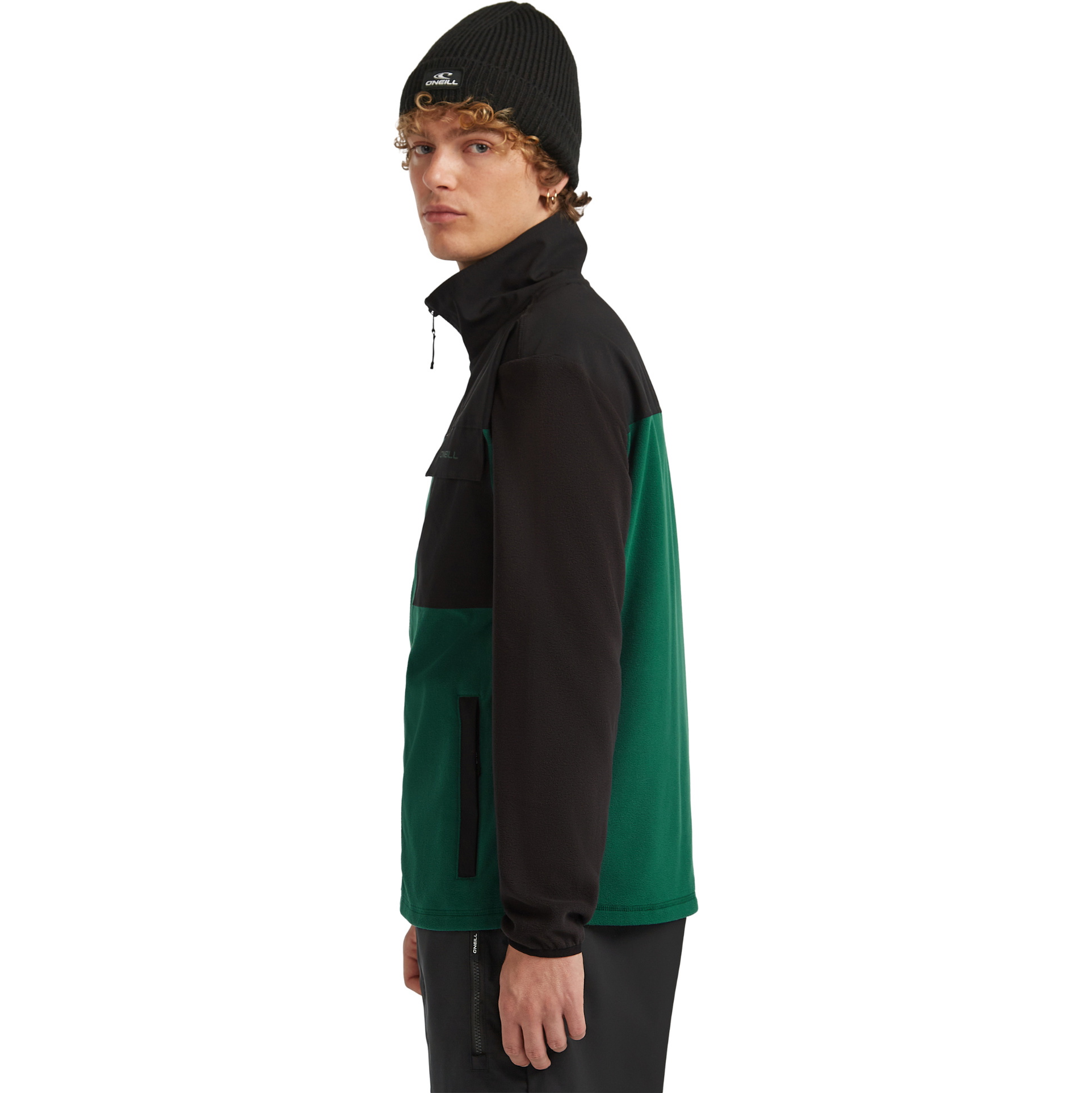 2025 O'Neill Hommes FWC' Peak Polartec Hyperfleece 2350131 - Emerald Envy Colour Block